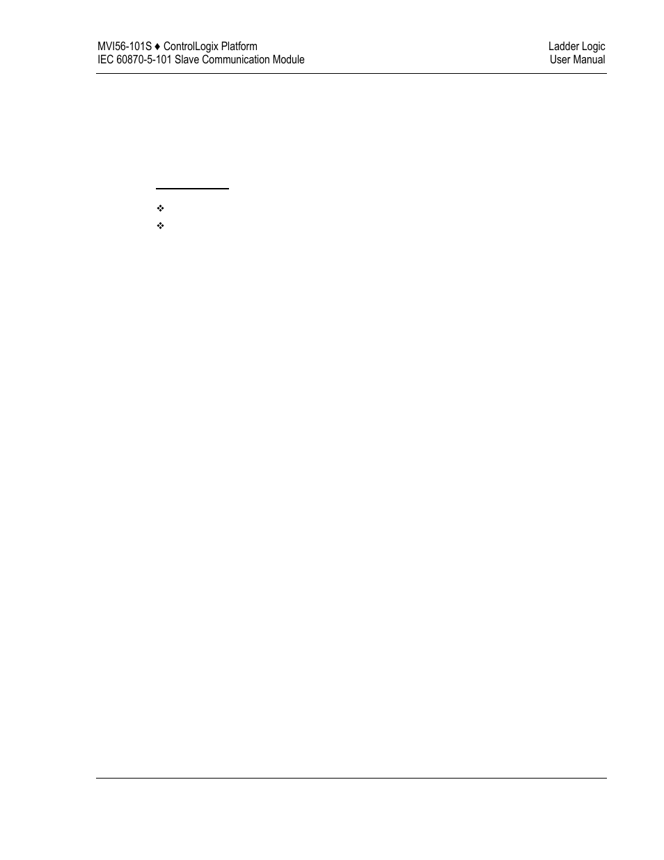 3 ladder logic | ProSoft Technology MVI56-101S User Manual | Page 71 / 193