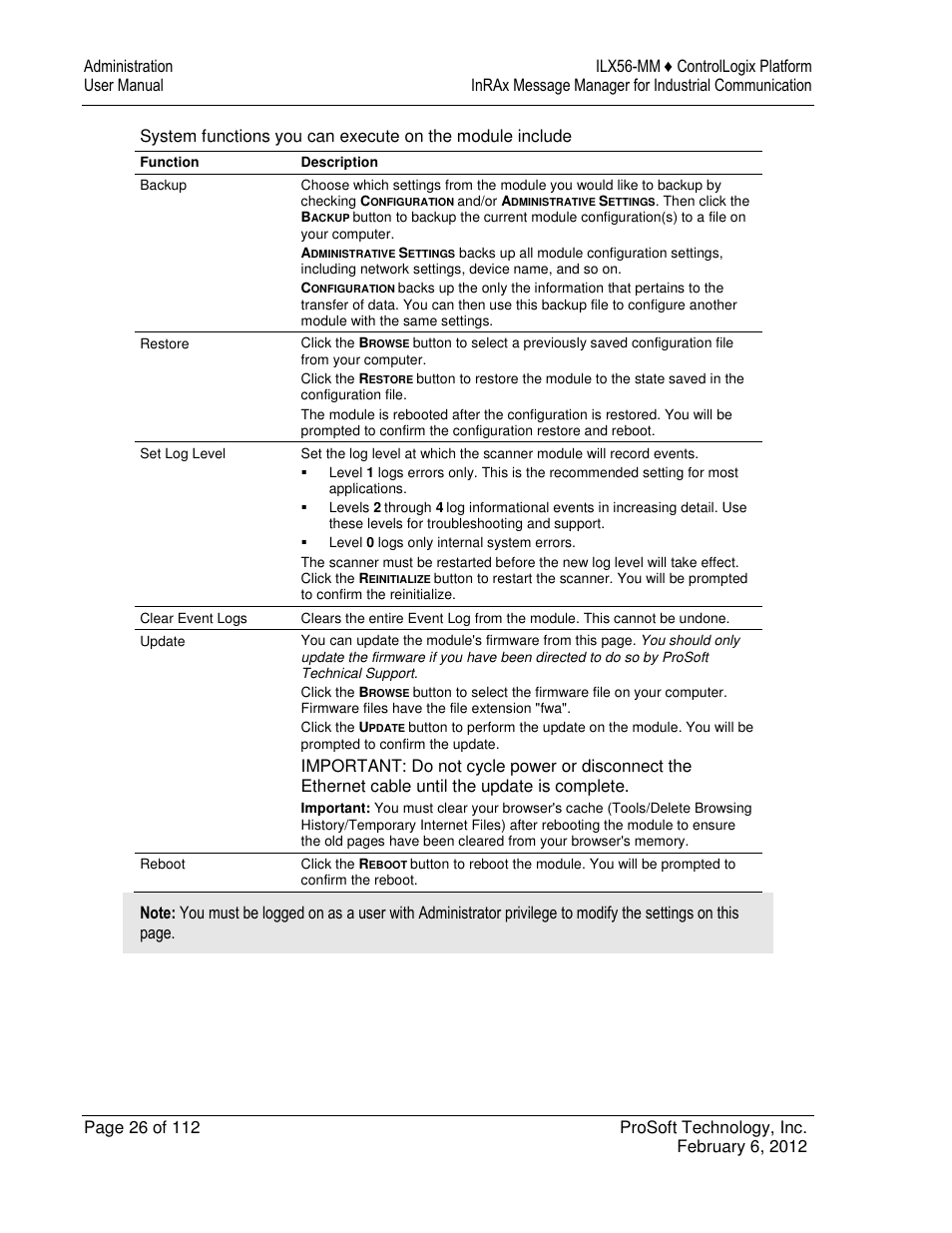 ProSoft Technology ILX56-MM User Manual | Page 26 / 112