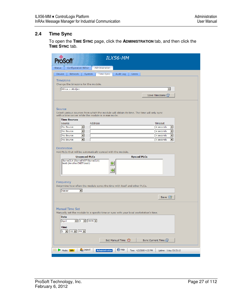 ProSoft Technology ILX56-MM User Manual | Page 27 / 112