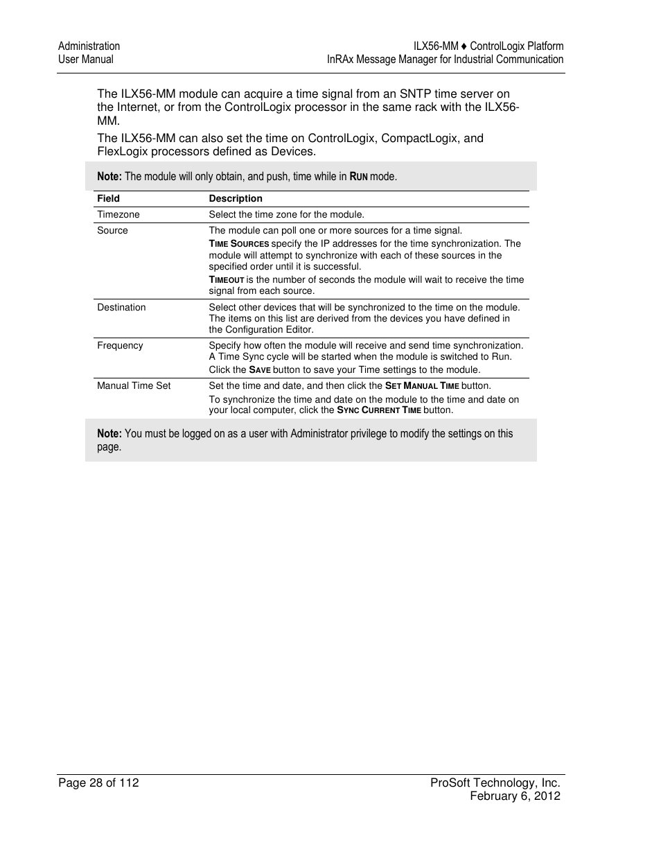 ProSoft Technology ILX56-MM User Manual | Page 28 / 112