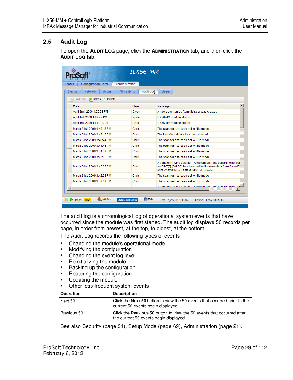 ProSoft Technology ILX56-MM User Manual | Page 29 / 112