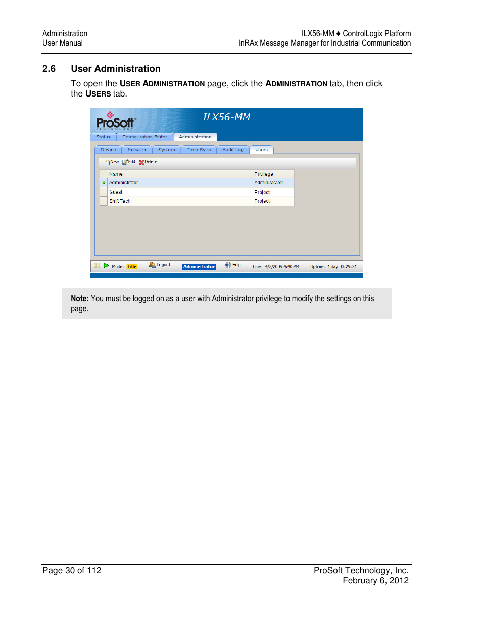 ProSoft Technology ILX56-MM User Manual | Page 30 / 112