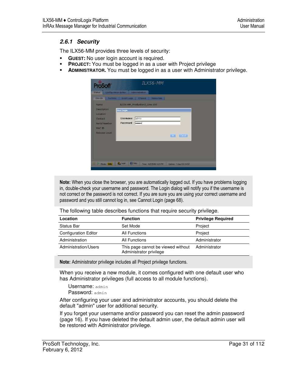 ProSoft Technology ILX56-MM User Manual | Page 31 / 112