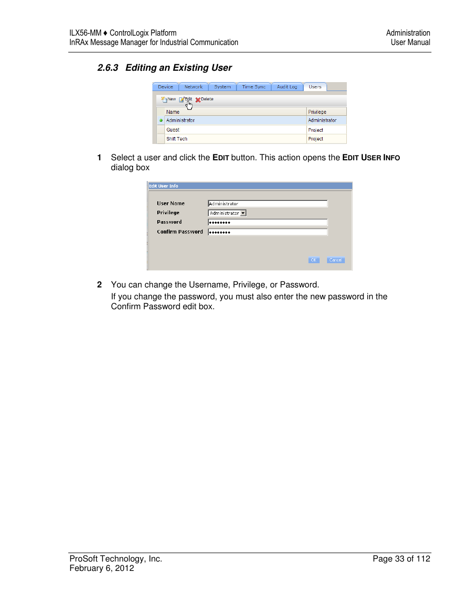 ProSoft Technology ILX56-MM User Manual | Page 33 / 112
