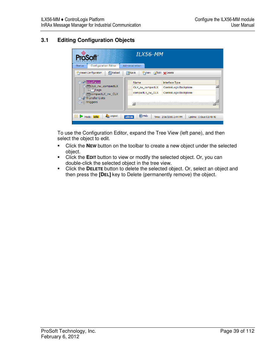 ProSoft Technology ILX56-MM User Manual | Page 39 / 112