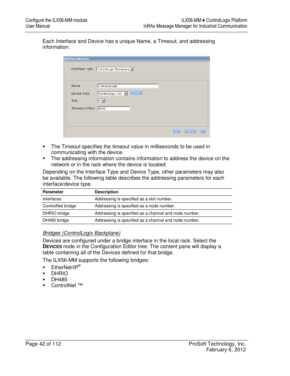 ProSoft Technology ILX56-MM User Manual | Page 42 / 112