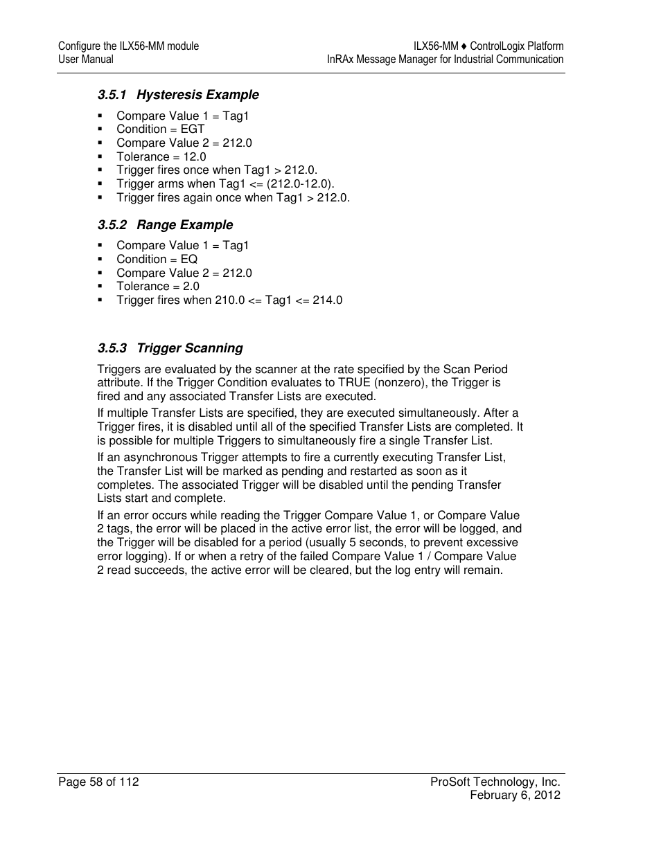 ProSoft Technology ILX56-MM User Manual | Page 58 / 112
