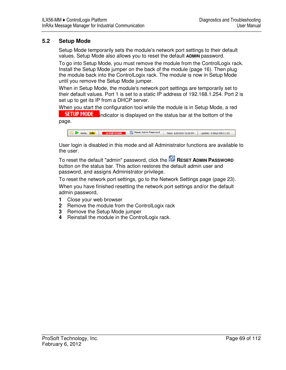 ProSoft Technology ILX56-MM User Manual | Page 69 / 112
