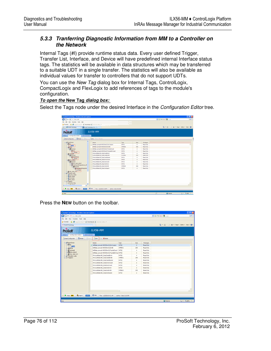 ProSoft Technology ILX56-MM User Manual | Page 76 / 112