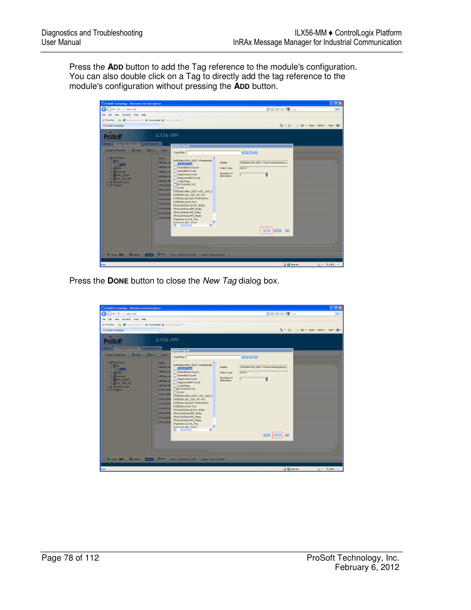 ProSoft Technology ILX56-MM User Manual | Page 78 / 112