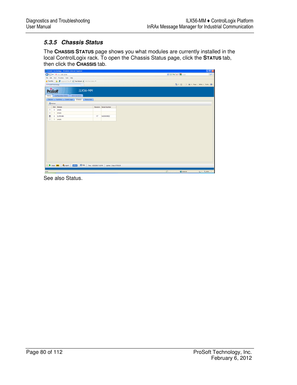 ProSoft Technology ILX56-MM User Manual | Page 80 / 112