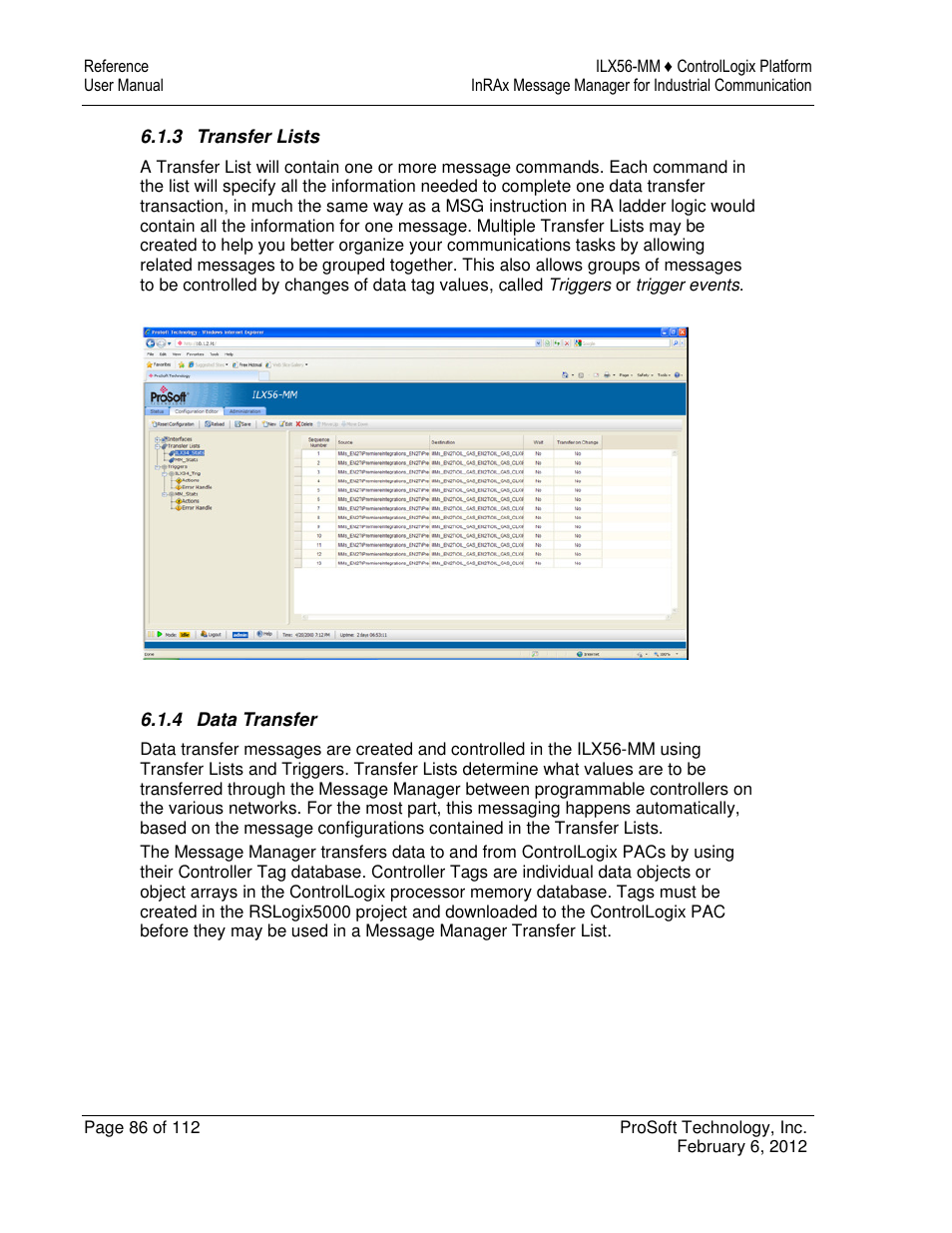 ProSoft Technology ILX56-MM User Manual | Page 86 / 112
