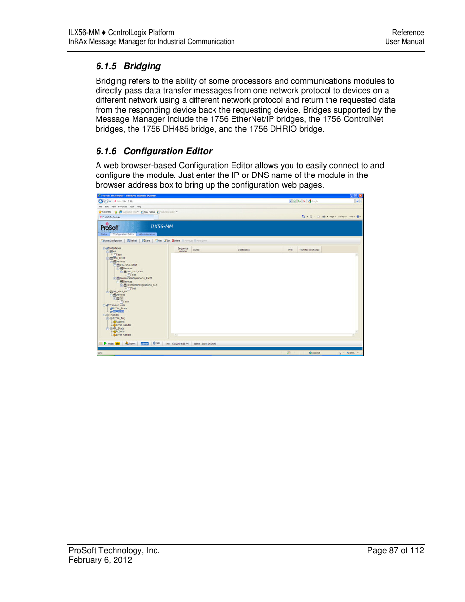 ProSoft Technology ILX56-MM User Manual | Page 87 / 112