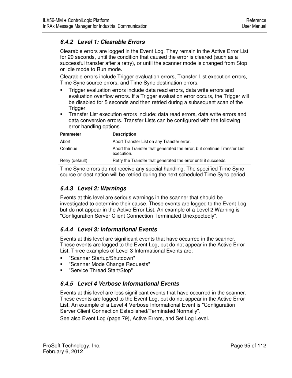 ProSoft Technology ILX56-MM User Manual | Page 95 / 112