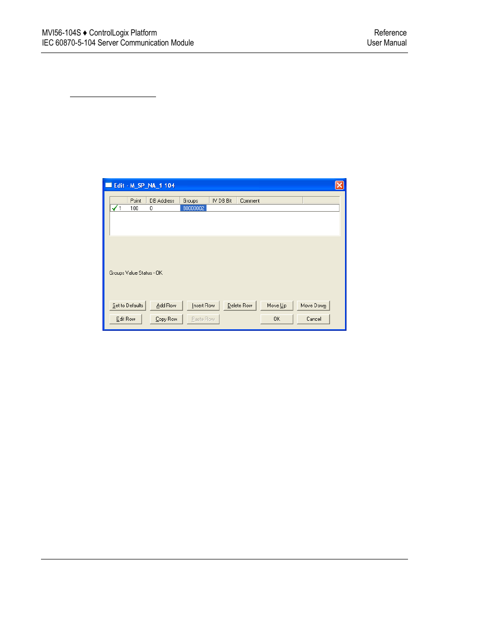 ProSoft Technology MVI56-104S User Manual | Page 124 / 188