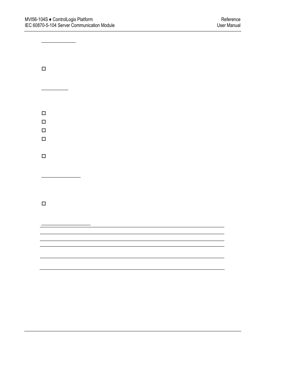 ProSoft Technology MVI56-104S User Manual | Page 168 / 188