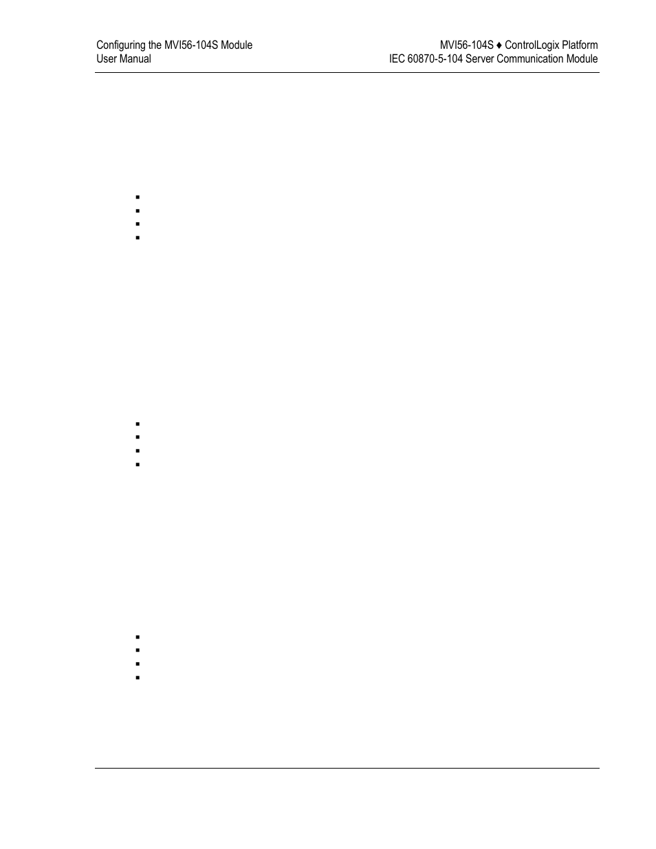 M_sp_na_1 104, M_dp_na_1 104, M_st_na_1 104 | ProSoft Technology MVI56-104S User Manual | Page 43 / 188