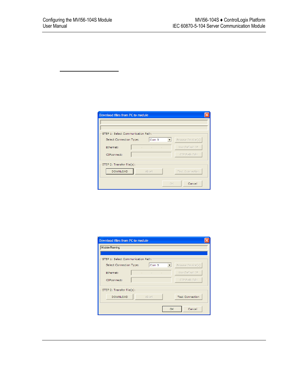 Download the project to the module | ProSoft Technology MVI56-104S User Manual | Page 51 / 188