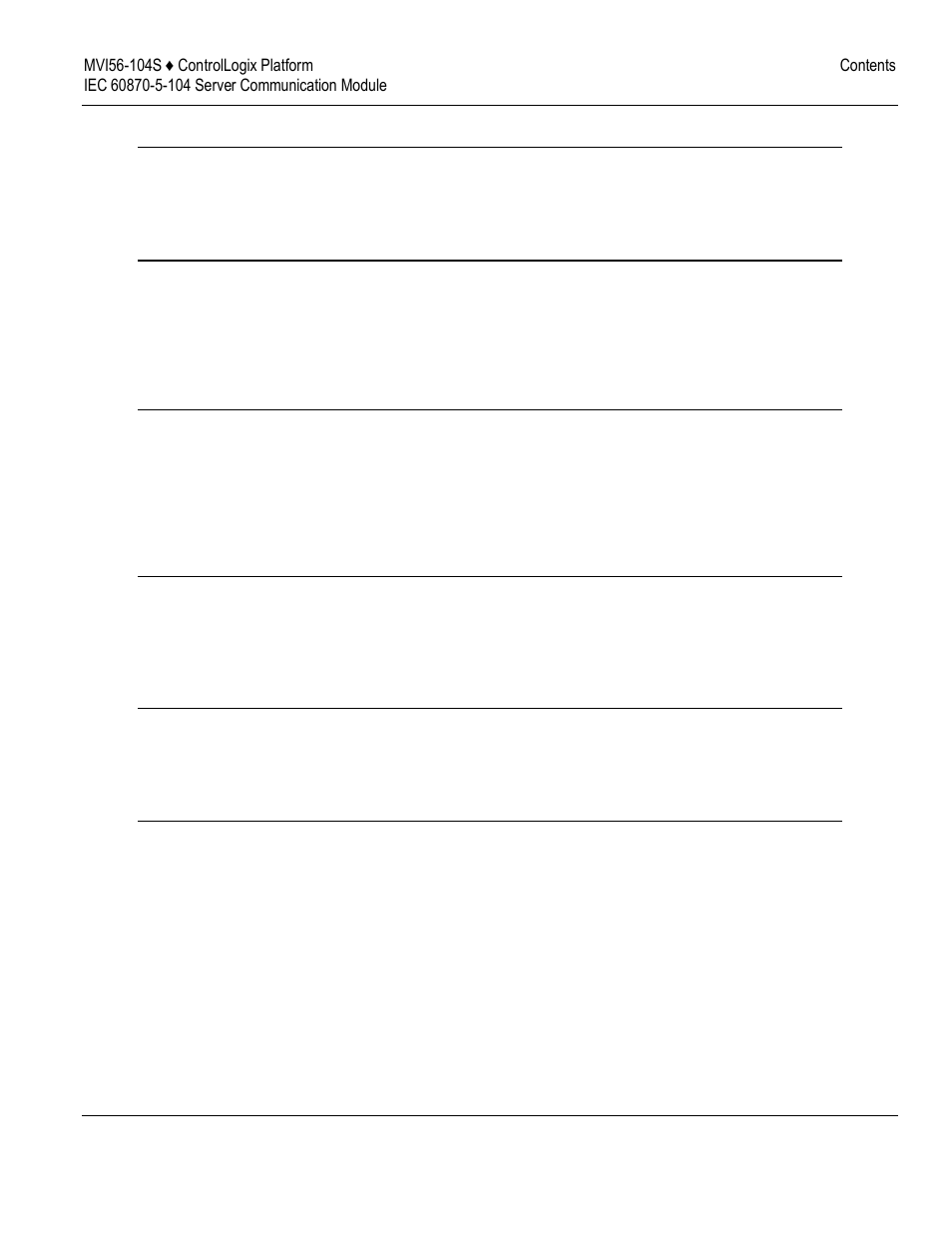 ProSoft Technology MVI56-104S User Manual | Page 6 / 188