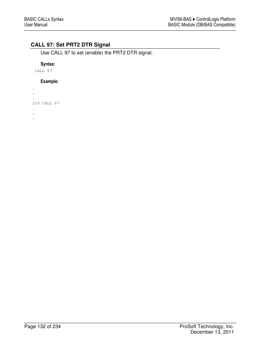 ProSoft Technology MVI56-BAS User Manual | Page 132 / 234