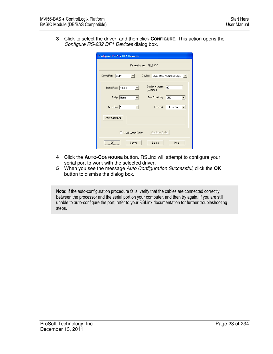ProSoft Technology MVI56-BAS User Manual | Page 23 / 234