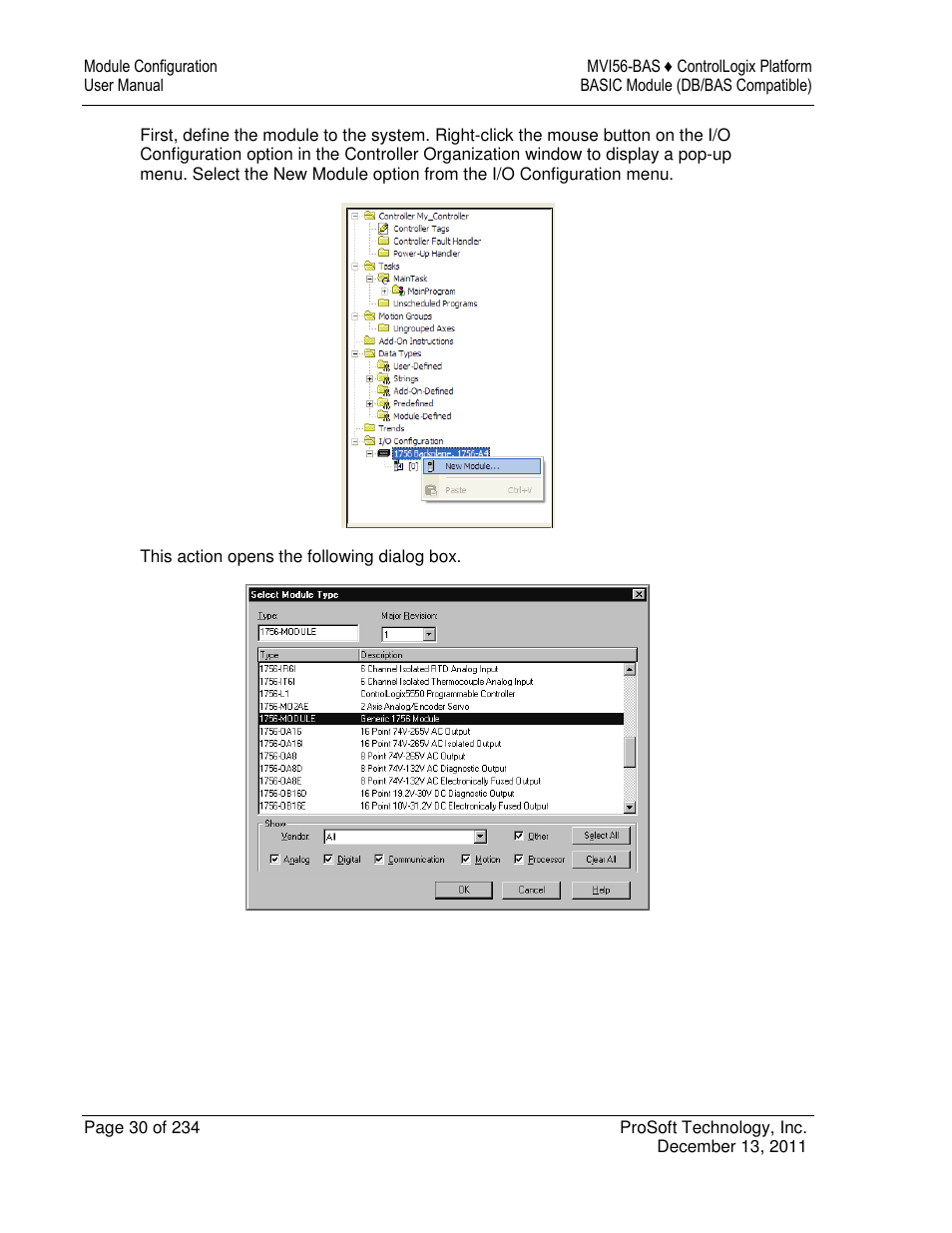 ProSoft Technology MVI56-BAS User Manual | Page 30 / 234