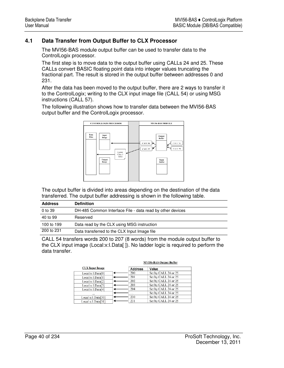 ProSoft Technology MVI56-BAS User Manual | Page 40 / 234
