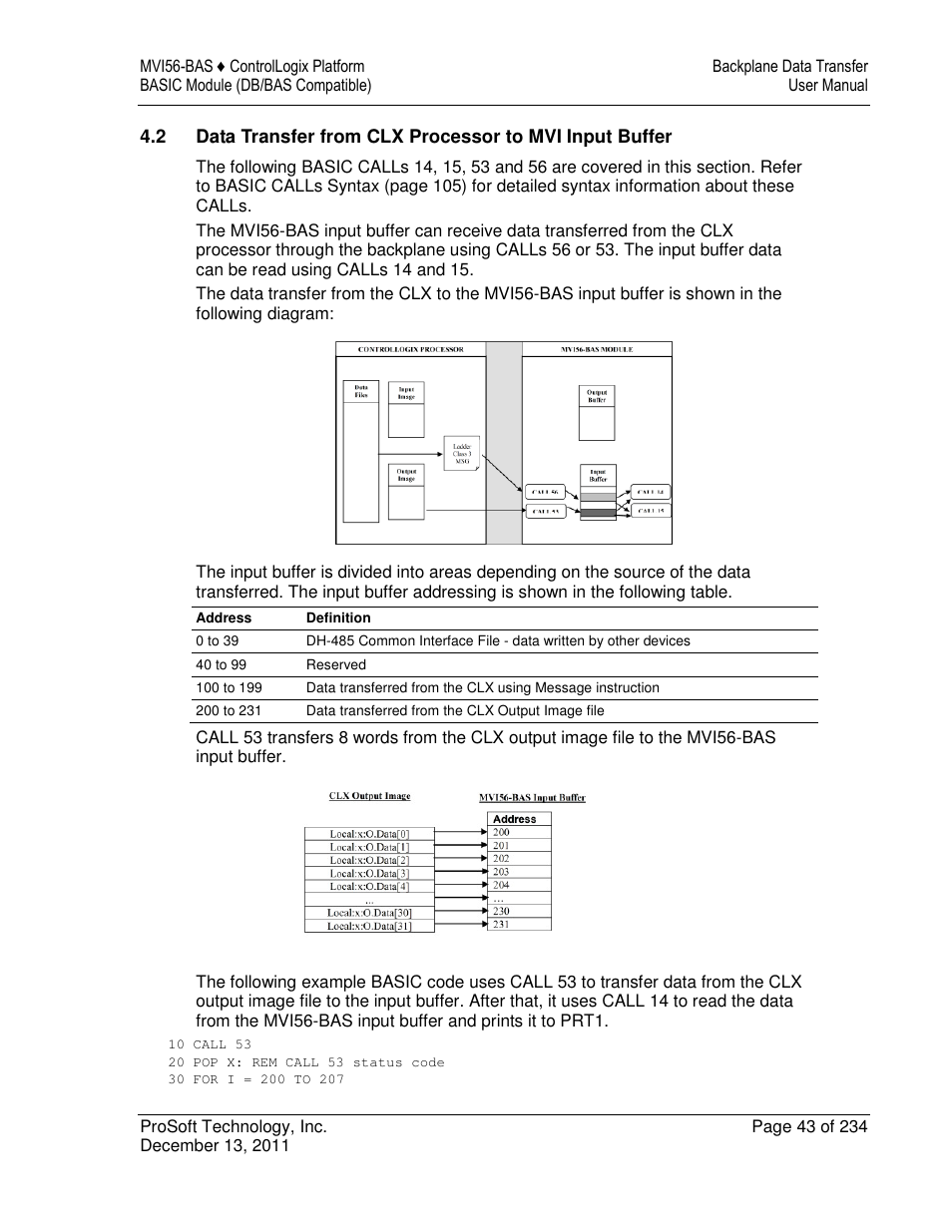 ProSoft Technology MVI56-BAS User Manual | Page 43 / 234