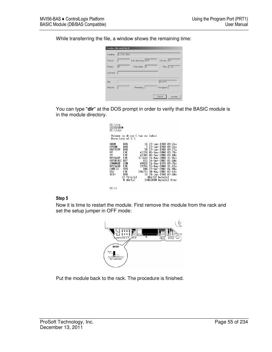 ProSoft Technology MVI56-BAS User Manual | Page 55 / 234