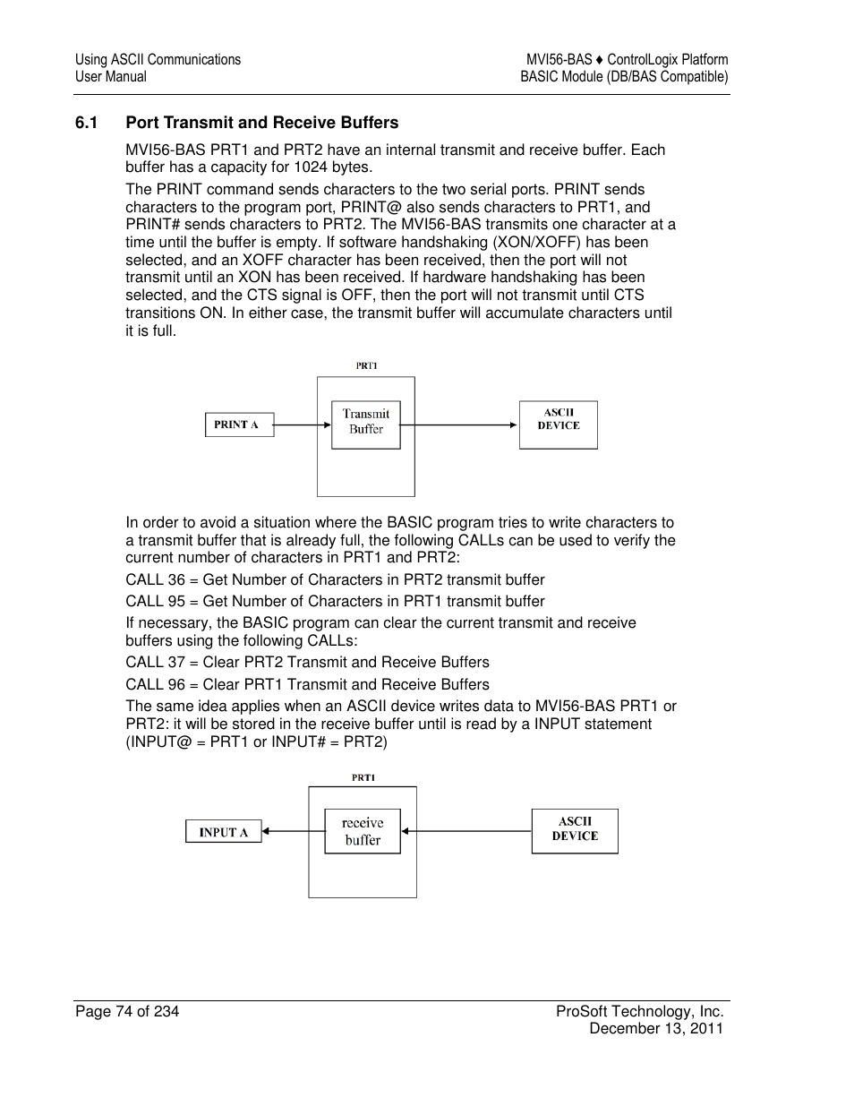 ProSoft Technology MVI56-BAS User Manual | Page 74 / 234