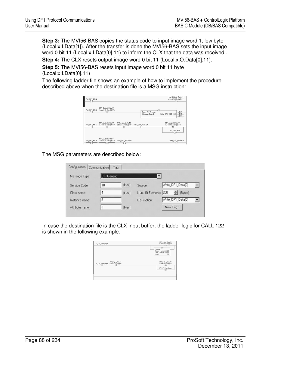 ProSoft Technology MVI56-BAS User Manual | Page 88 / 234