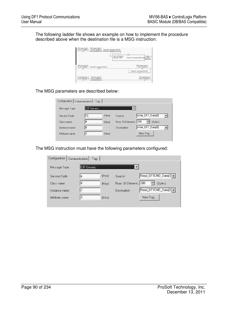 ProSoft Technology MVI56-BAS User Manual | Page 90 / 234