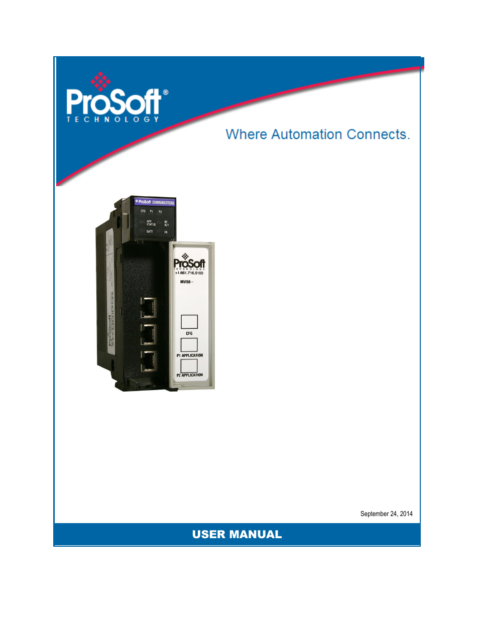 ProSoft Technology MVI56-DFCM User Manual | 106 pages