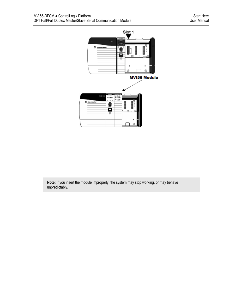 Connecting your pc to the controllogix processor | ProSoft Technology MVI56-DFCM User Manual | Page 13 / 106