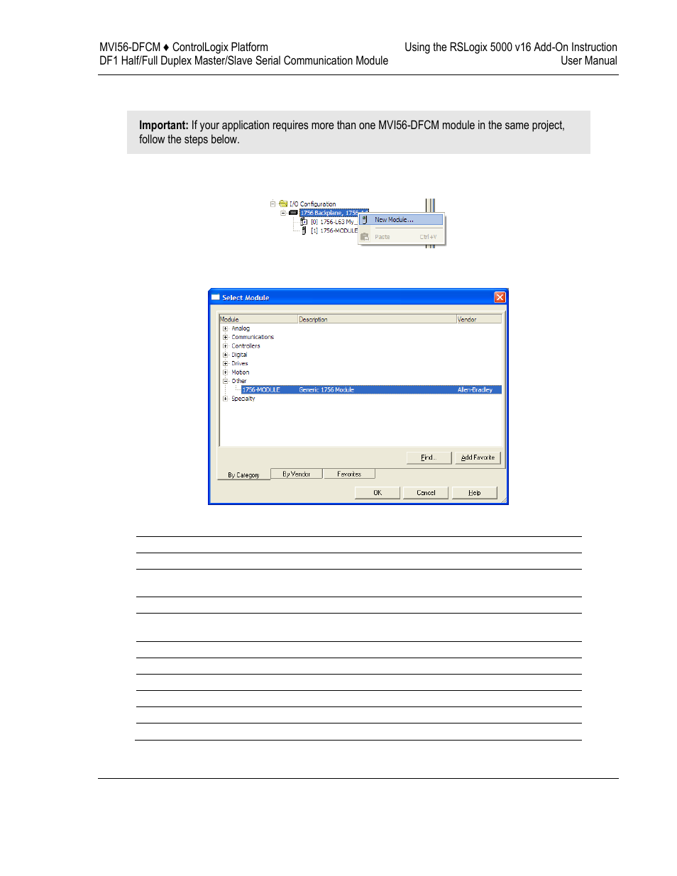 4 adding multiple modules (optional) | ProSoft Technology MVI56-DFCM User Manual | Page 31 / 106