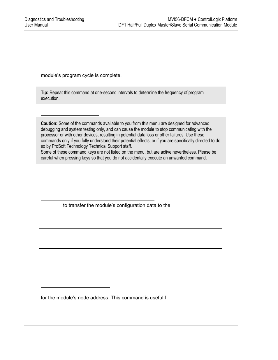 ProSoft Technology MVI56-DFCM User Manual | Page 58 / 106