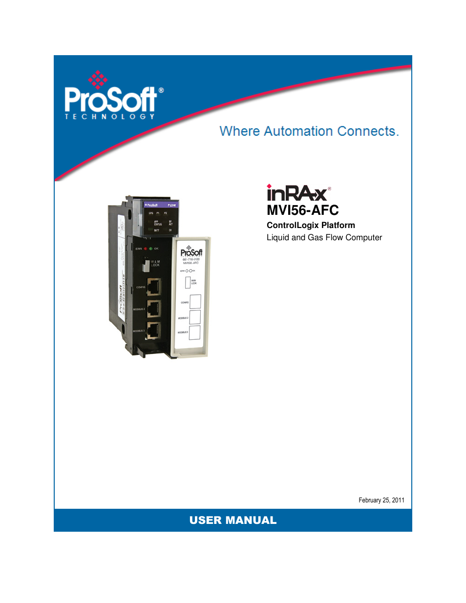 ProSoft Technology MVI56-AFC User Manual | 316 pages