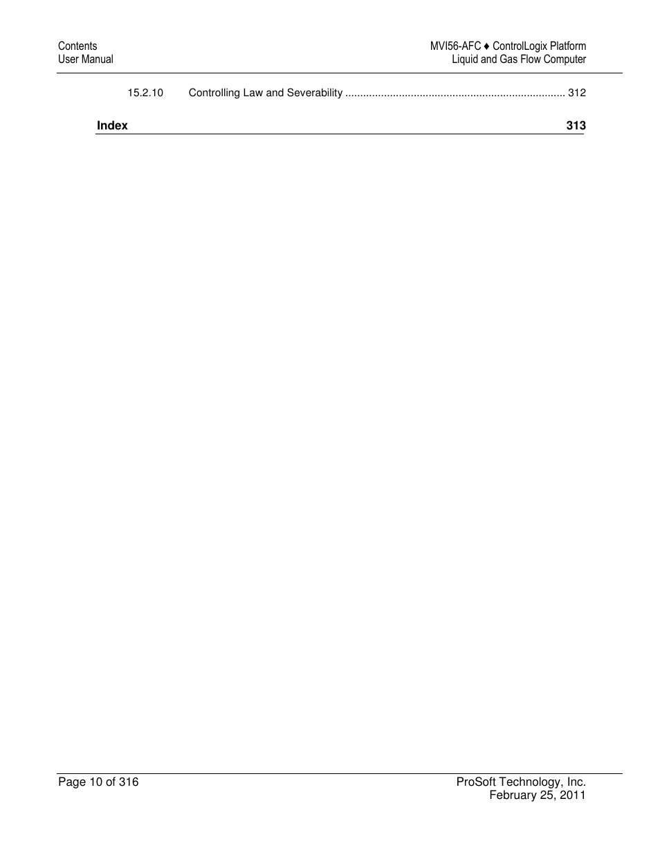 ProSoft Technology MVI56-AFC User Manual | Page 10 / 316