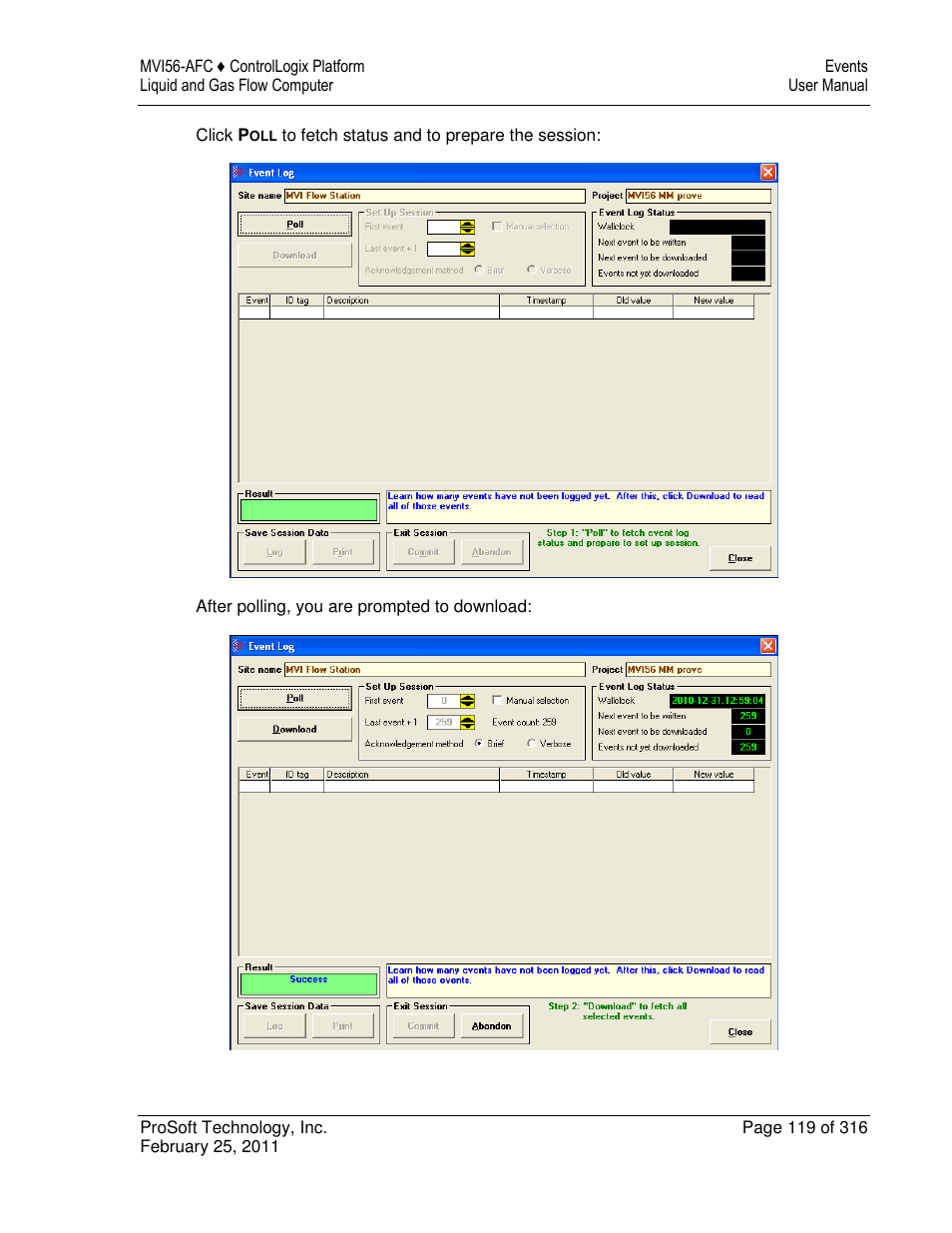 ProSoft Technology MVI56-AFC User Manual | Page 119 / 316