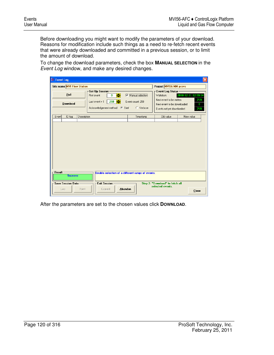 ProSoft Technology MVI56-AFC User Manual | Page 120 / 316