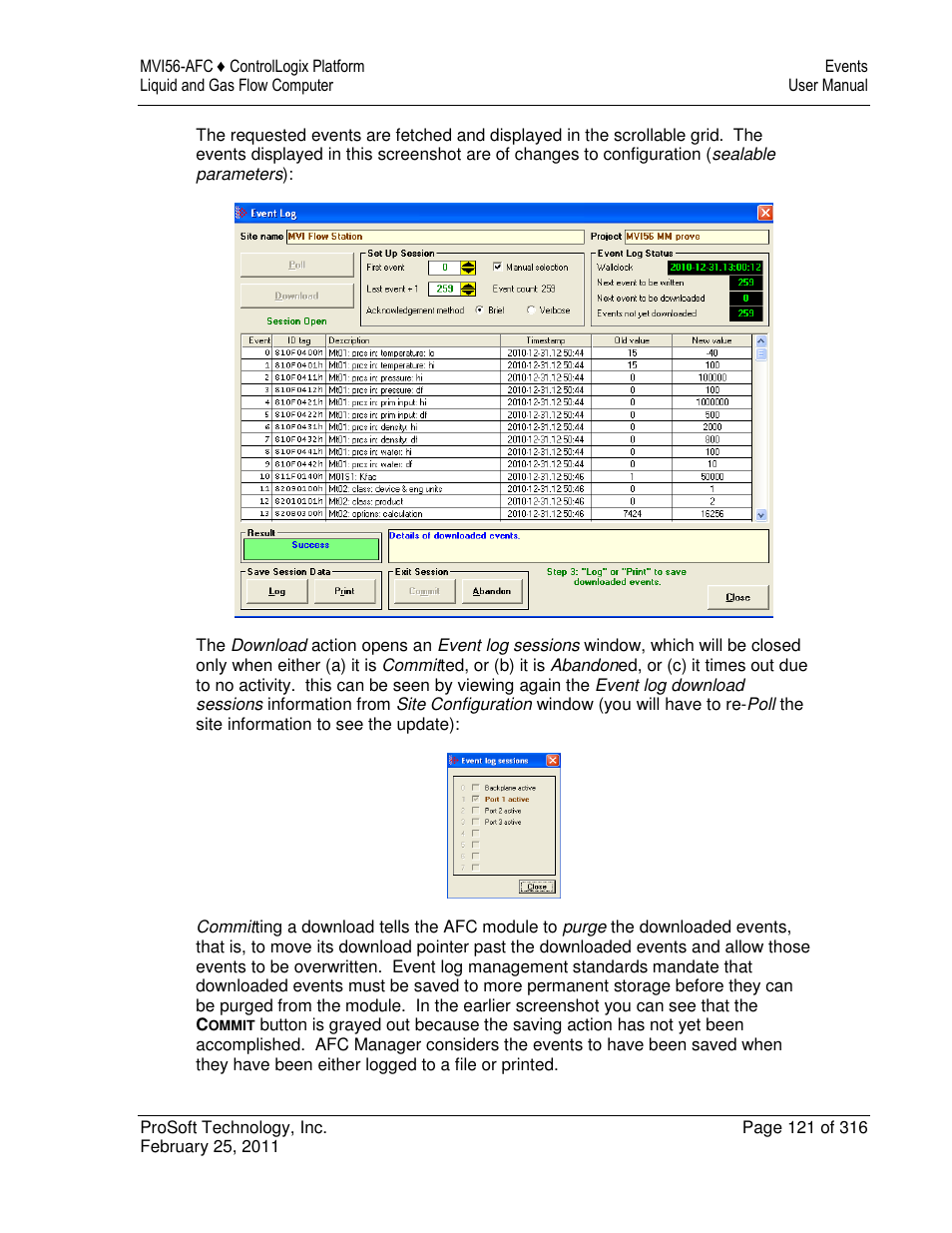 ProSoft Technology MVI56-AFC User Manual | Page 121 / 316