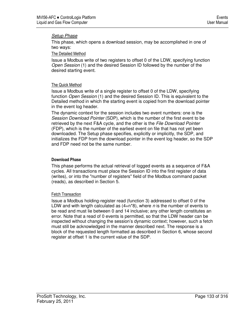 ProSoft Technology MVI56-AFC User Manual | Page 133 / 316