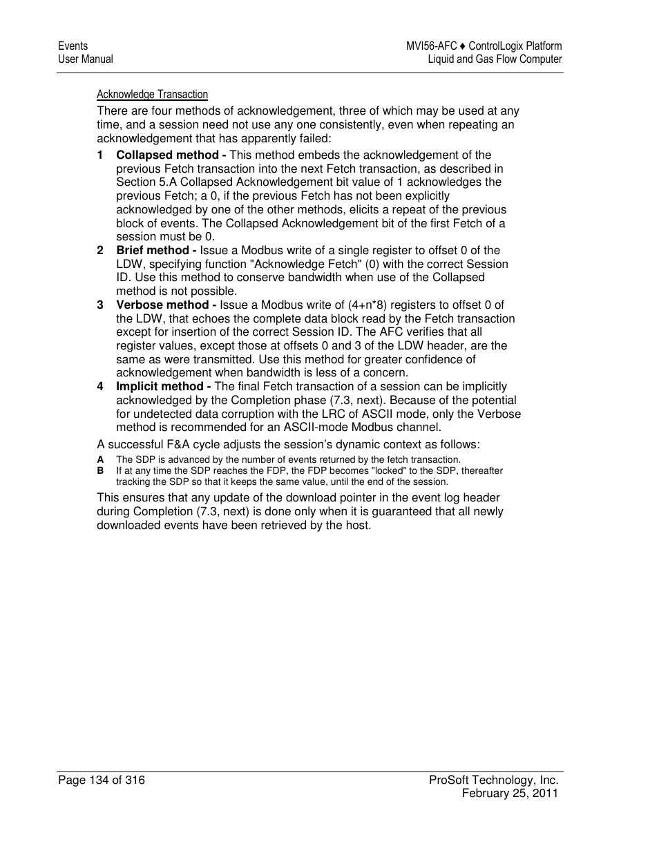 ProSoft Technology MVI56-AFC User Manual | Page 134 / 316