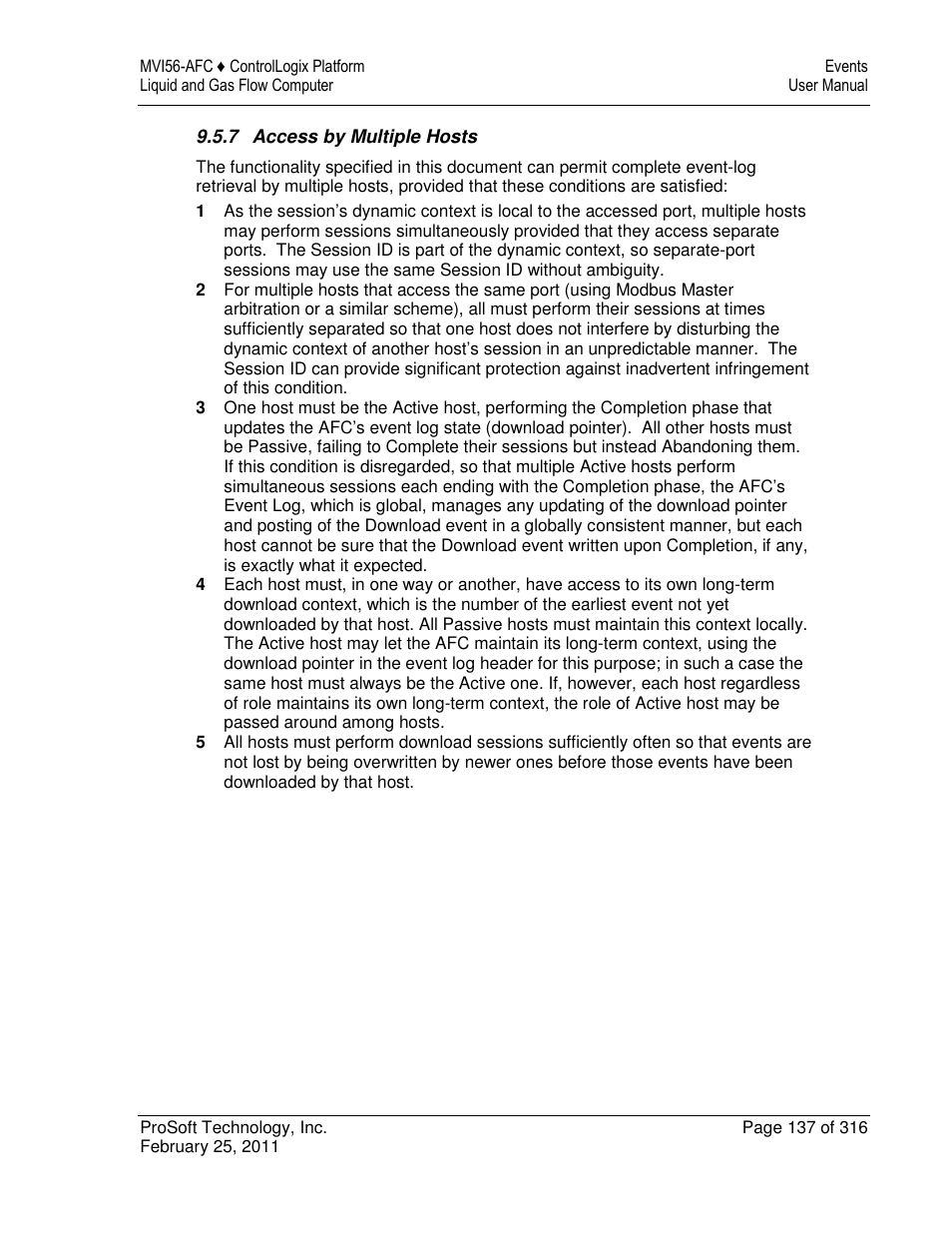 ProSoft Technology MVI56-AFC User Manual | Page 137 / 316