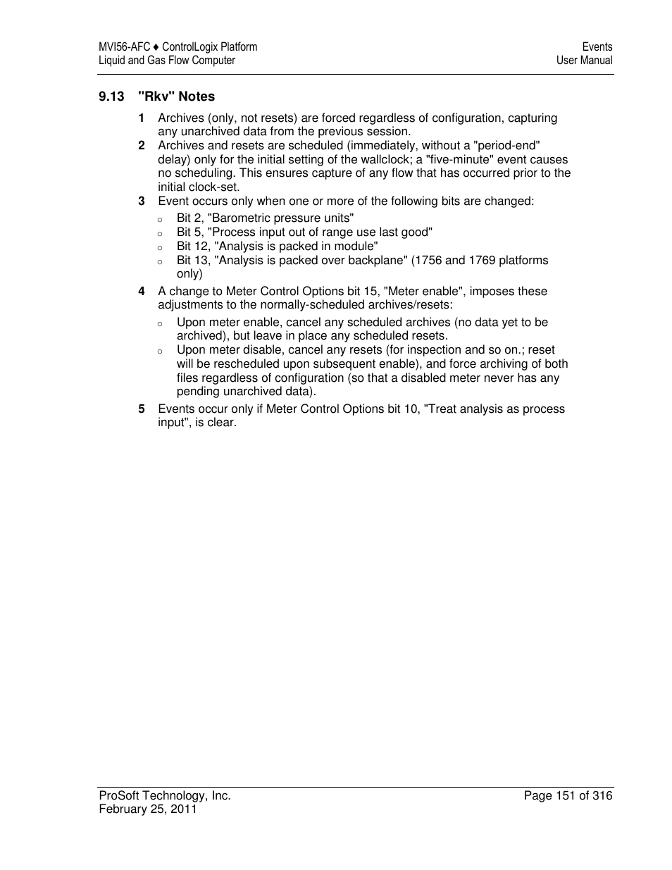 ProSoft Technology MVI56-AFC User Manual | Page 151 / 316