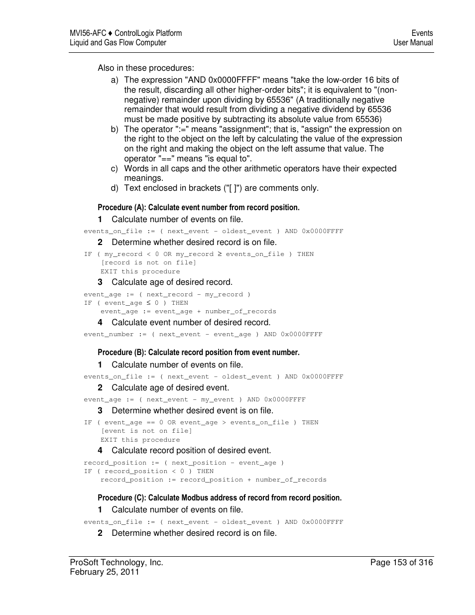 ProSoft Technology MVI56-AFC User Manual | Page 153 / 316