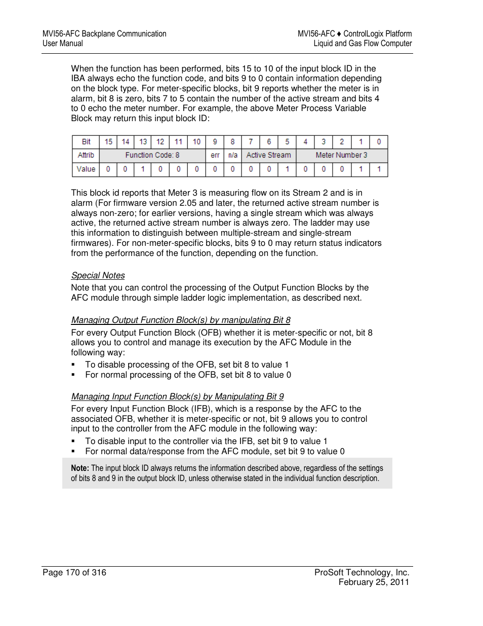 ProSoft Technology MVI56-AFC User Manual | Page 170 / 316