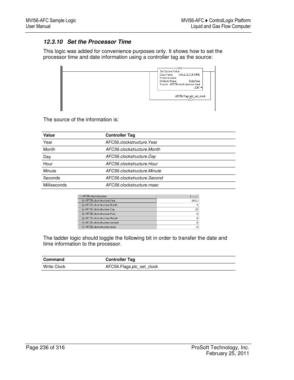 ProSoft Technology MVI56-AFC User Manual | Page 236 / 316