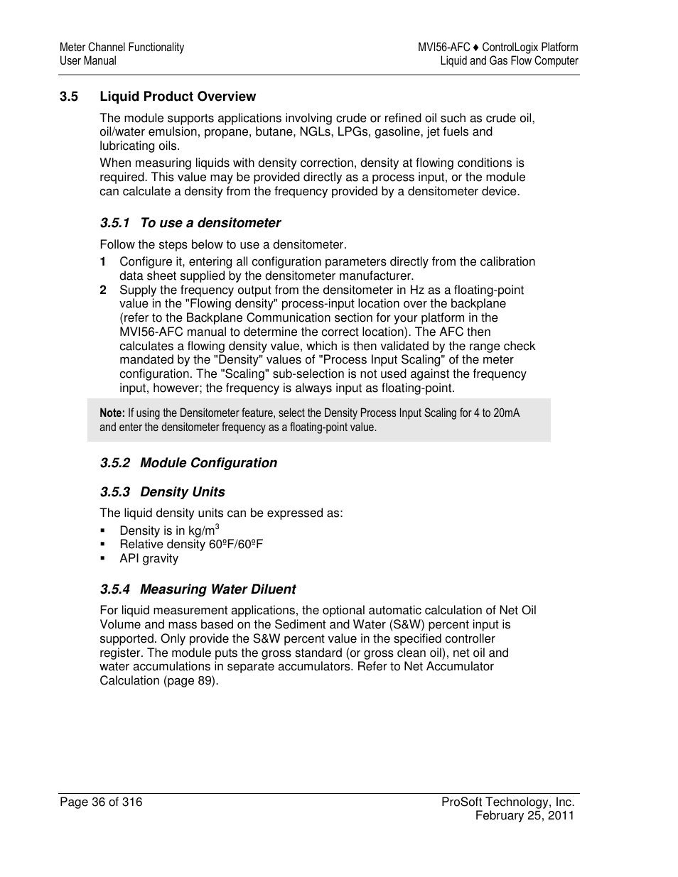 ProSoft Technology MVI56-AFC User Manual | Page 36 / 316