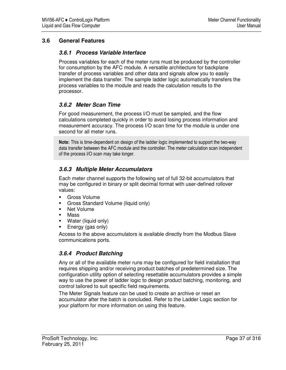 ProSoft Technology MVI56-AFC User Manual | Page 37 / 316